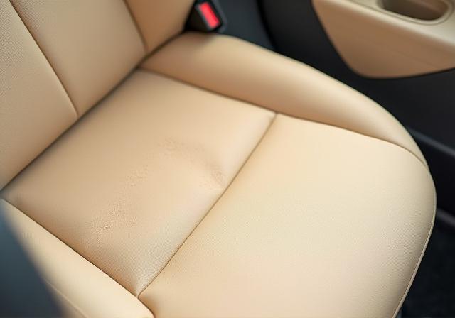 Stesso sedile pulito, con tessuto dai colori vivaci e senza macchie